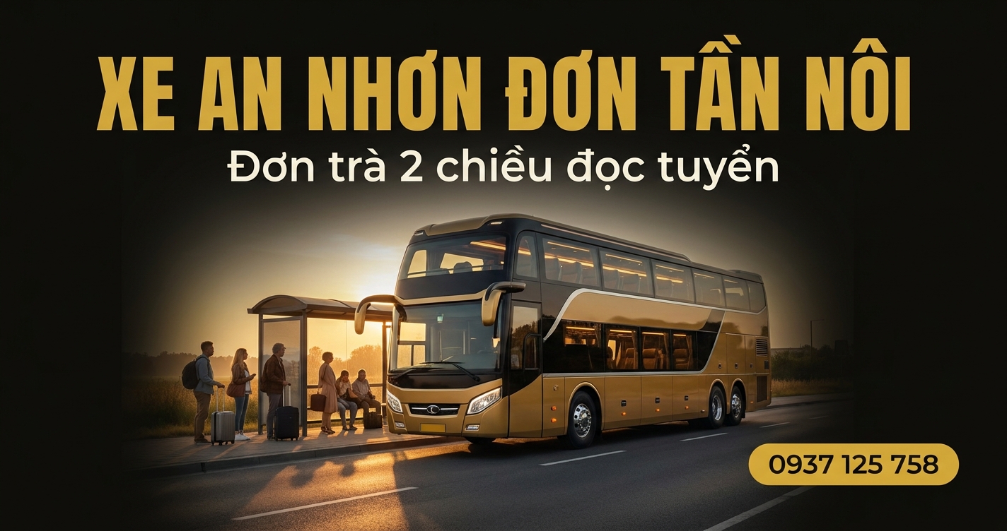Điểm đón trả khách tuyến An Nhơn TP.HCM Nhà Xe Yến Điện