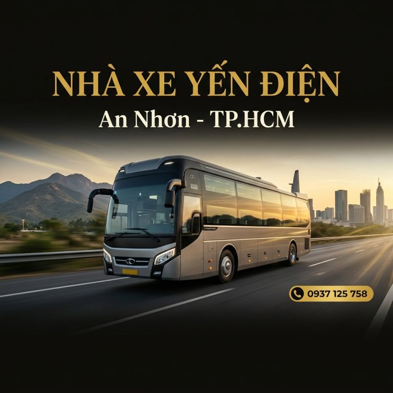 Xe giường nằm Nhà Xe Yến Điện tuyến An Nhơn Bình Định đi TP.HCM