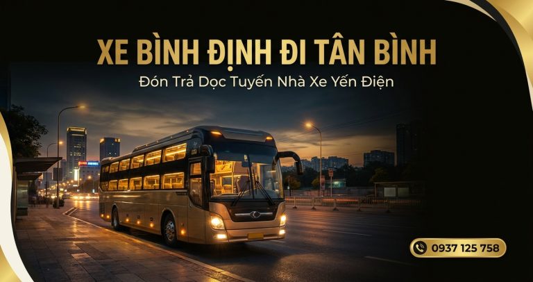 Xe khách TP.HCM đi An Nhơn Bình Định Nhà Xe Yến Điện